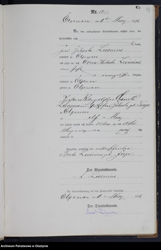 image.from.unit.number "Sterbe-Neben-Register Nr 1 - 65"