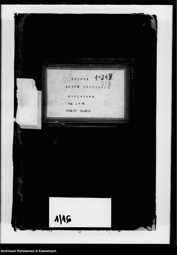 image.from.unit.number "Księga urodzeń nr 1-218"