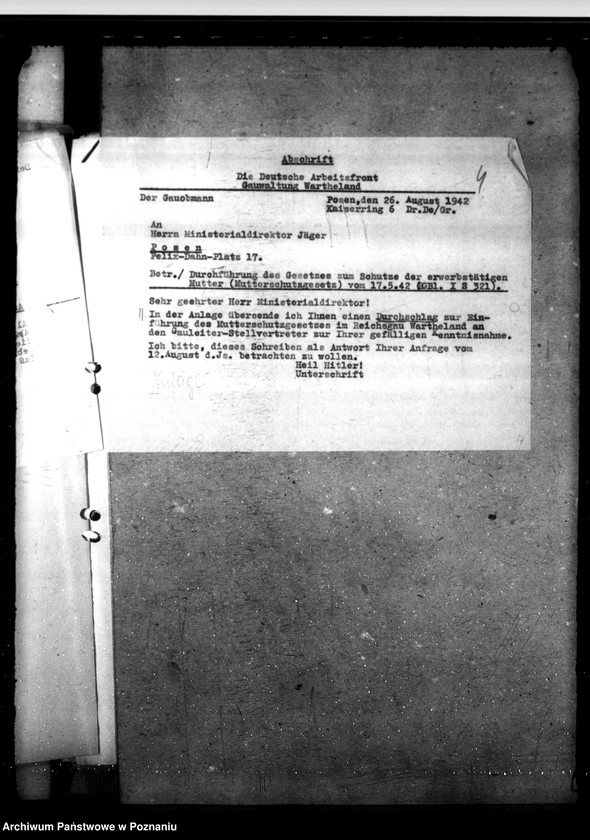 Obraz 8 z jednostki "Wochenfürsorge - fürsorgerechtliche Wochenhilfe"