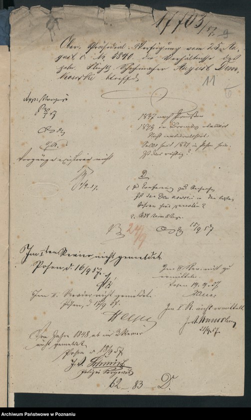 Obraz 14 z jednostki "A. betr. den Auskunft über Ausländer Lit. D"