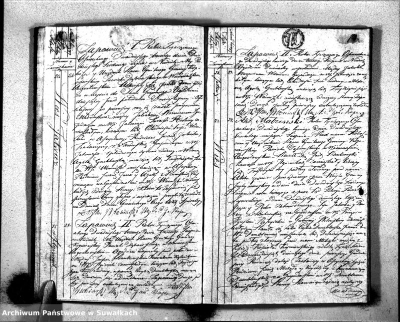 image.from.unit.number "Akta Zaślubionych Stanu Cywilnego Gminy Kopciowskiey na Rok 1823"
