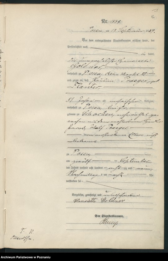 Obraz 16 z jednostki "Księga zgonów t. IV"