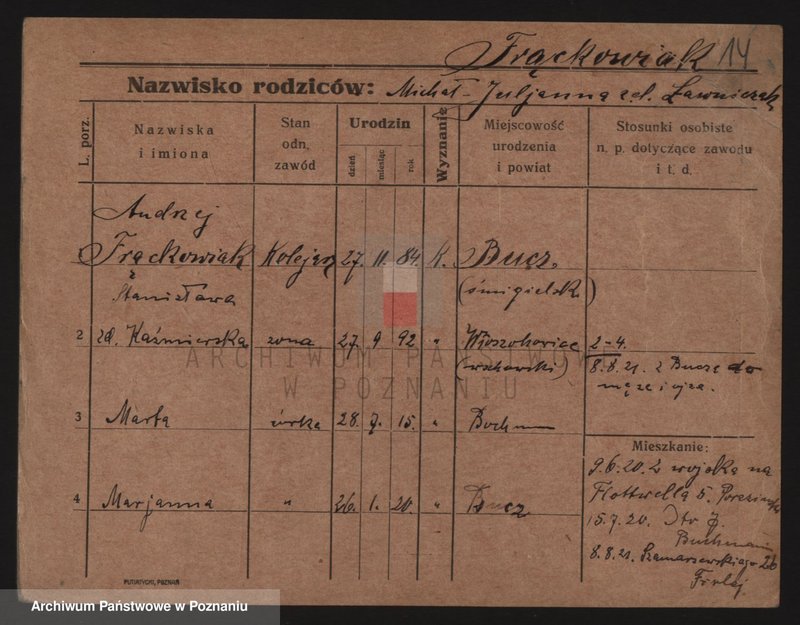 Obraz 16 z jednostki "Frąckowiak"