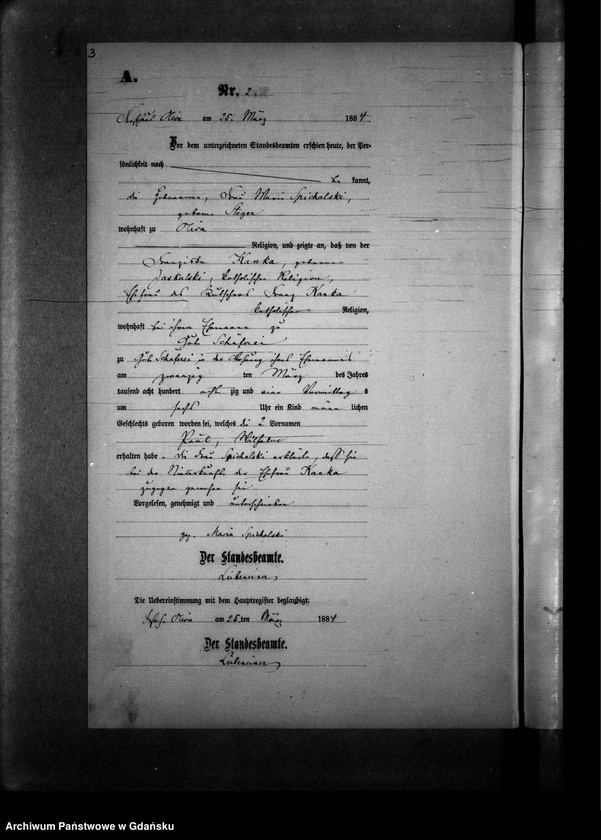 image.from.team "Urząd Stanu Cywilnego w Oliwie-Leśnictwie, obecnie część Gdańska"