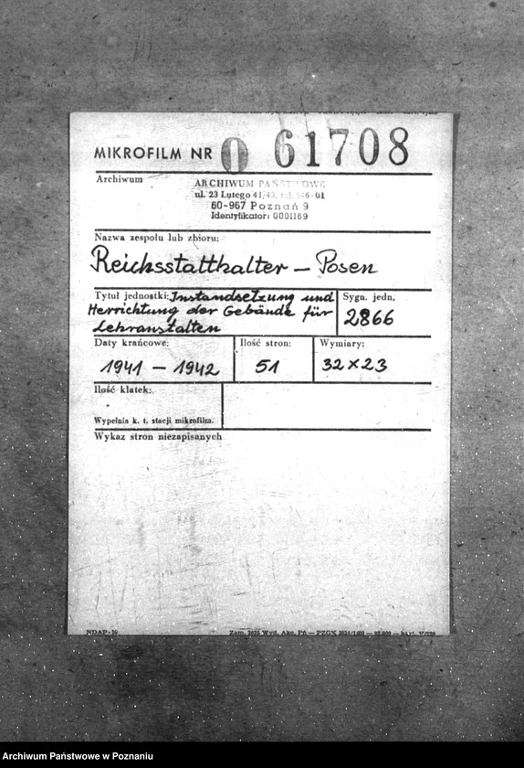 Obraz 2 z jednostki "Instandsetzung und Herrichtung der Gebäde für Lehranstalten"