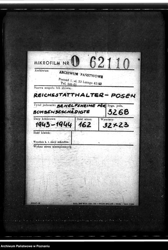 Obraz 2 z jednostki "Behelfsheime für Bombenbeschädigte"