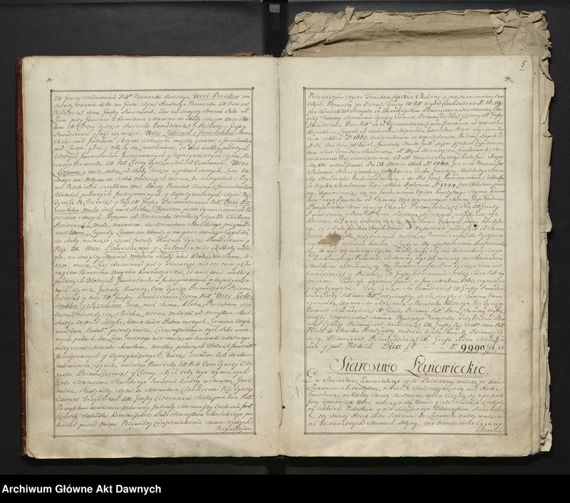 image.from.unit.number ""Lustracya Starostw Dzierżawy y wszelkich krlewszczyzn w Woiewoddztwie podolskim Ziemi Kamienieckiej y Powiecie Czerwonogrodzkim (...).""