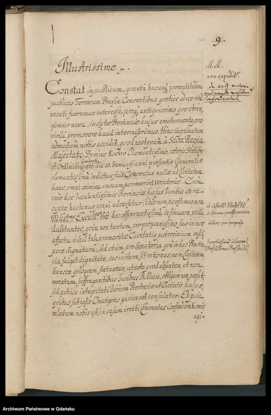 image.from.unit.number "[Liber missivarum]. Index literarum […] [adresatów]. W osobnym poszycie: Register der vornehmsten in den Missiven von 1710 u. 1711 enthaltenen Materien"