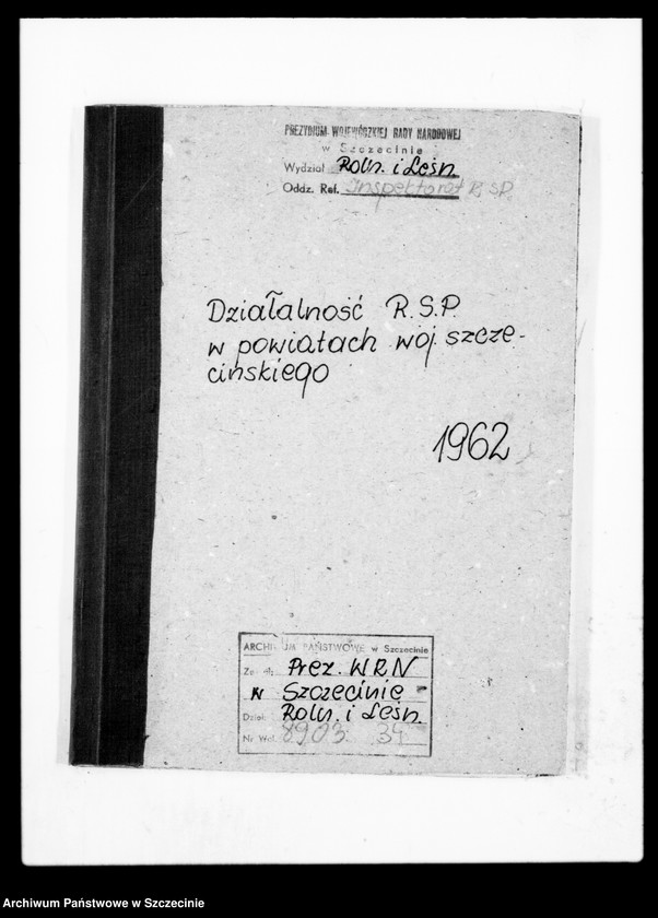 image.from.unit.number "Działalność Rolniczych Spółdzielni Produkcyjnych w powiatach województwa szczecińskiego"