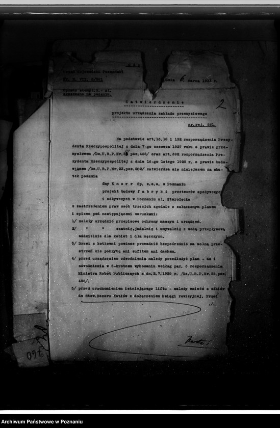 Obraz 6 z jednostki "/Sprawy wodne firmy "Knorr" ul. Starołęcka/"