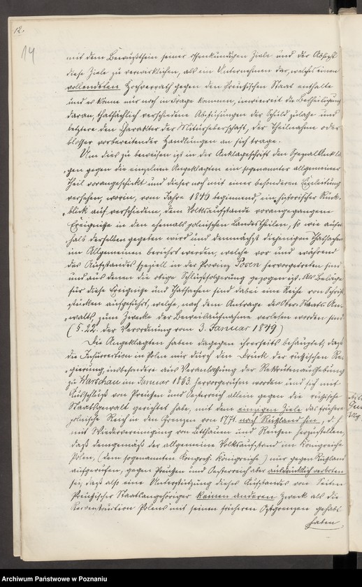 image.from.unit.number "Sitzungen und Urteil des Kammergerichts gegen den Grafen von Działyński und Genossen wegen Hochverrats am 25, 26 und 28.IV.1865"