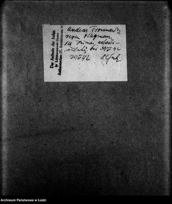 Obraz 6 z jednostki "Schuhmacher-Abteilung [Zasiłki chorobowe dla pracowników wydziału, listy pracowników, zaświadczenia lekarskie]"