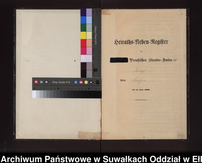 image.from.unit.number "Heiraths-Neben-Register des Preussischen Standes-Amtes Neuhoff Kreis Loetzen"