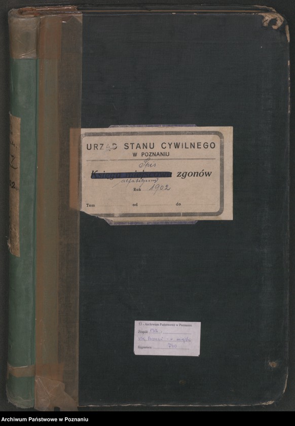 Obraz 2 z jednostki "Spis alfabetyczny zgonów"