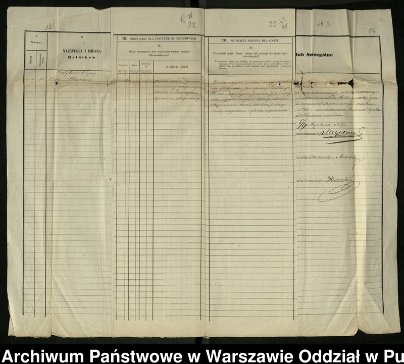 image.from.unit.number "O urządzaniu chłopów byłej rządowej wsi Kutyłowo-Perysie gm. Kamieńczyk Wielki, wchodzącej w skład prywatnej własności tejże nazwy podlegającej ziemianinom spadkobiercom Osipa Złotkowskiego i Teresy Tymińskiej"