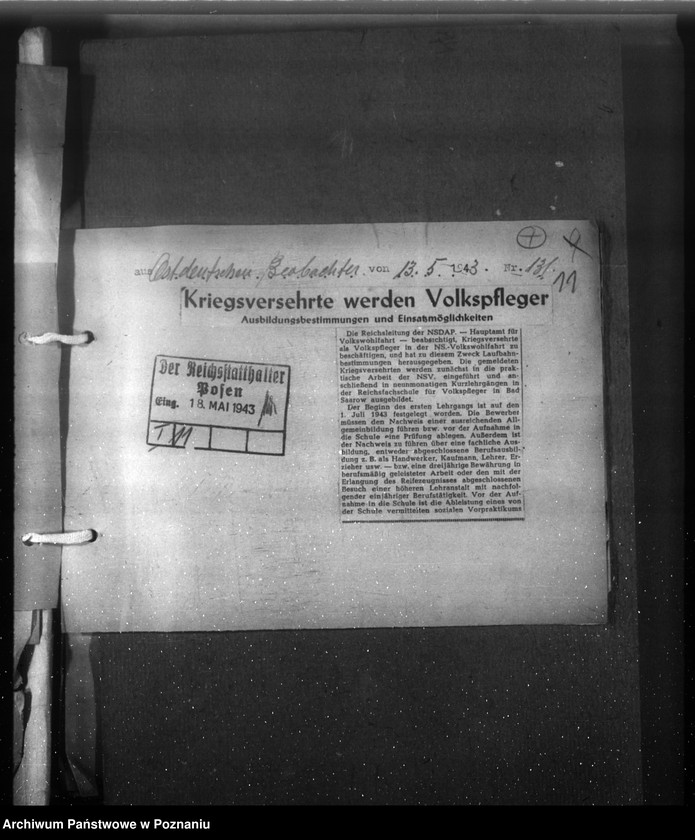 Obraz 15 z jednostki "Wycinki prasowe dotyczące Kraju Warty"