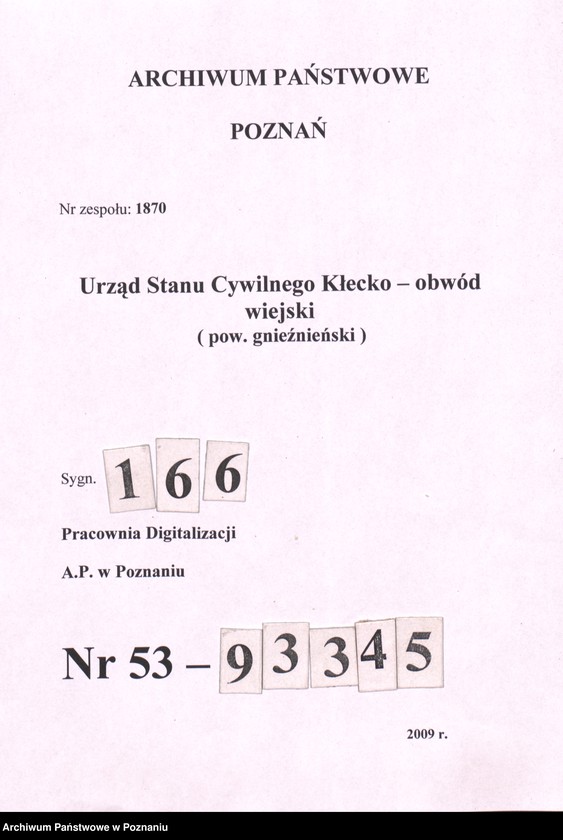 Obraz 1 z jednostki "Sterbe-Hauptregister"