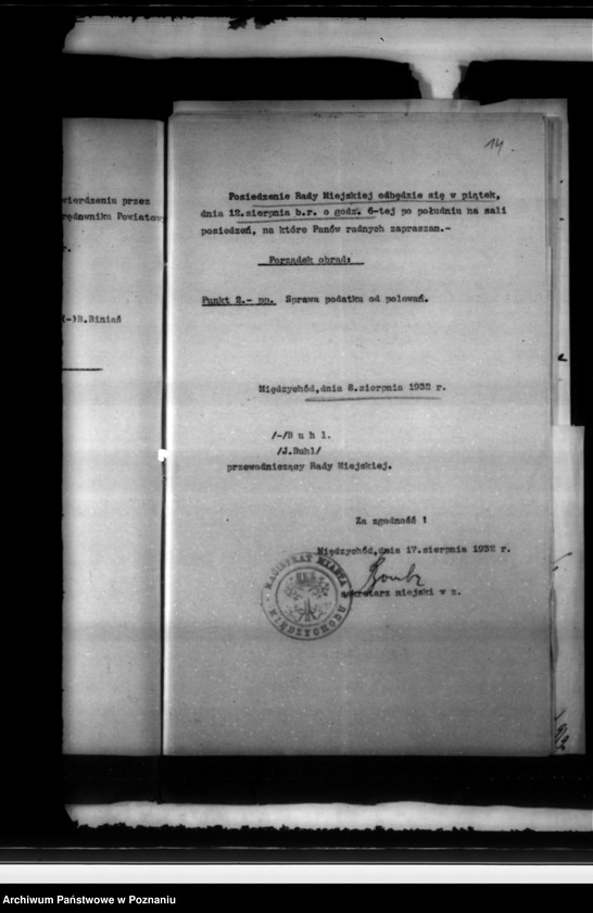 Obraz 18 z jednostki "Daniny komunalne miasta Międzychodu"