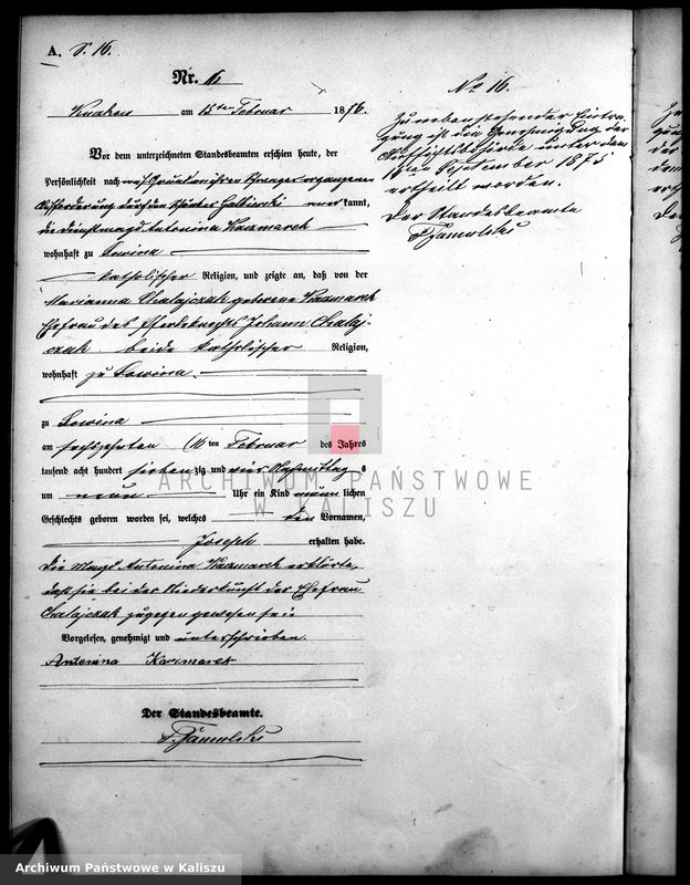 Obraz 19 z jednostki "[Księga urodzeń]"