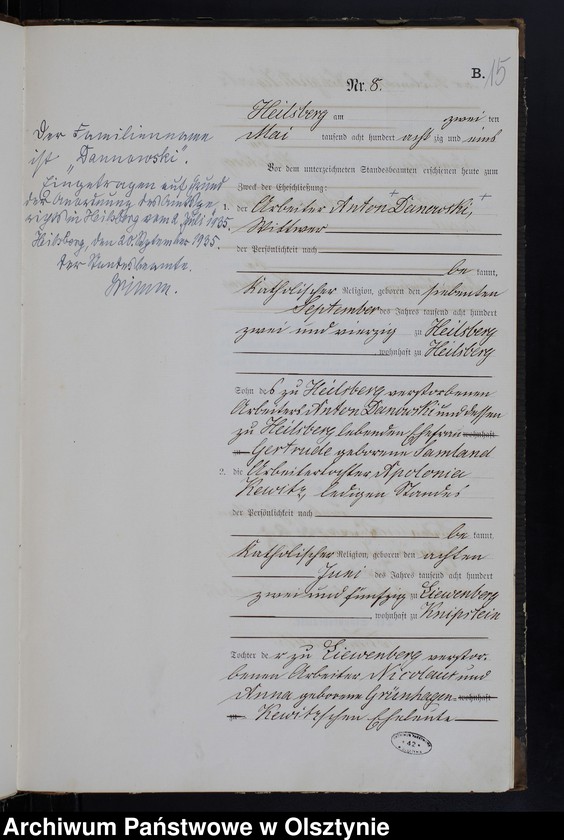 image.from.unit.number "Heiraths-Haupt-Register Nr 1 - 24"