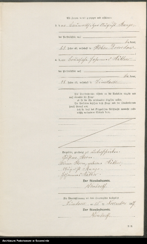 Obraz 19 z jednostki "Heiratsregister"