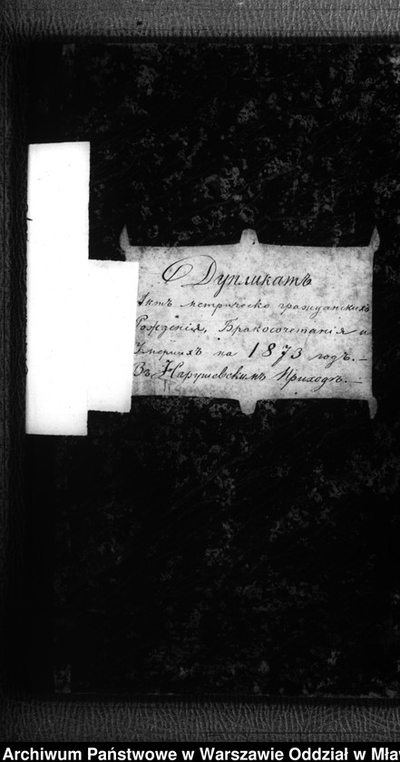 image.from.unit.number "Akta urodzeń, mnałżeństw, zgonów"