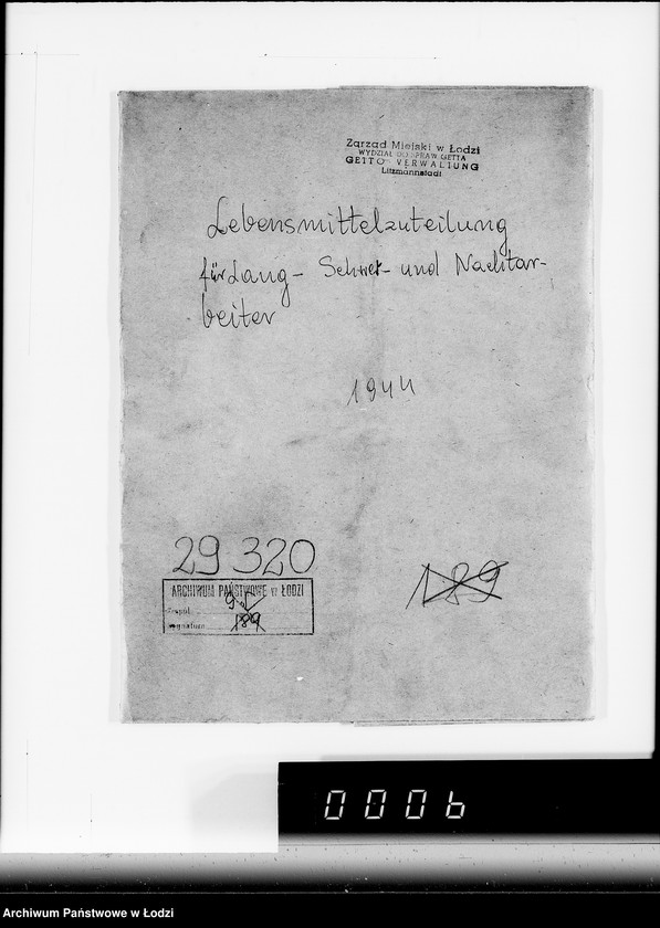 Obraz 4 z jednostki "Lebensmittelzuteilung für Lang- Schwer-und Nachtarbeiter"