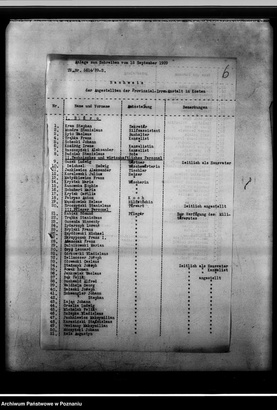 Obraz 10 z jednostki "Akten betreffend Landesheilanstalt Kosten [Protokoły lustracji i zestawienia finansowe]."