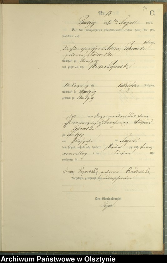 image.from.unit.number "Sterbe-Haupt-Register Nr 1 - 22"