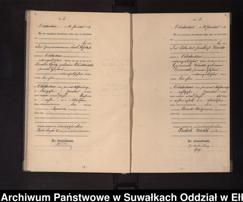 image.from.unit.number "Geburts-Haupt-Register des Königlichen Preussischen Standes-Amtes Nikolaiken Kreis Sensburg"