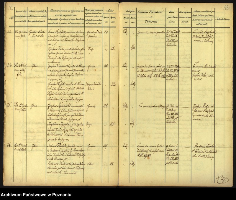 Obraz 9 z jednostki "Księga małżeństw"