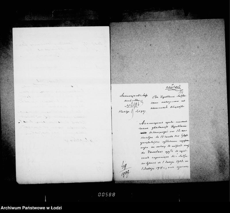 Obraz 14 z jednostki "Ob očistke dymovych trub v grodskich stroenijach na vremja s 1 janvarja 1908 g. po 1 janvarja 1911 goda"