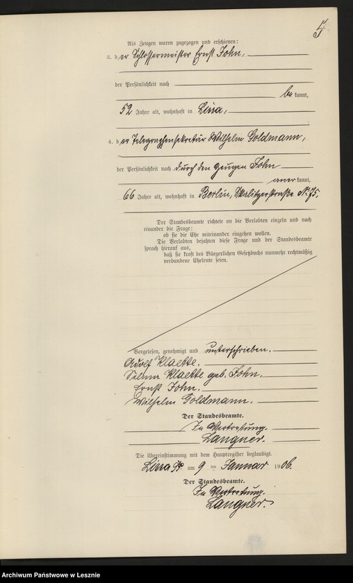 Obraz 8 z jednostki "[Księga małżeństw]"