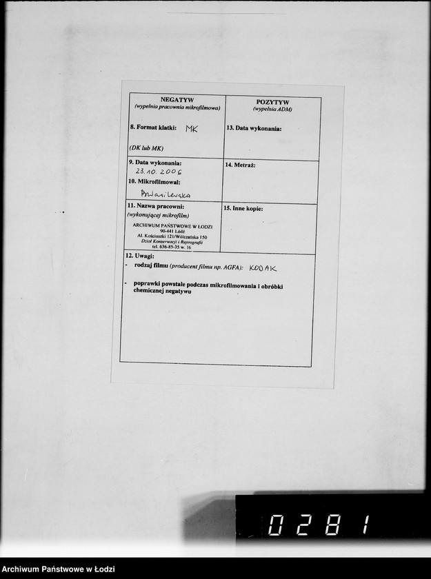 Obraz 3 z jednostki "Wochenberichte der Abteilungen.[Zestawienia zamówień i dostaw]"