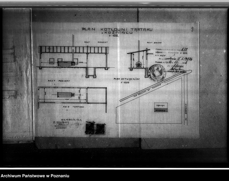 Obraz 13 z jednostki "Tartak parowy Steinerta w Koźminie pow. krotoszyński nr woj. 398"