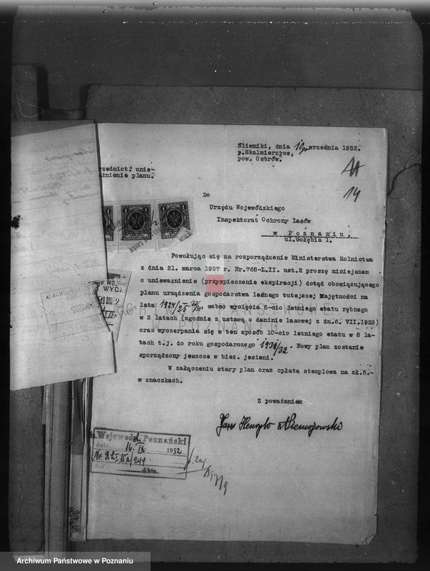 Obraz 18 z jednostki "Nadzór nad gospodarką w lasach majętności Śliwniki powiat ostrowski"