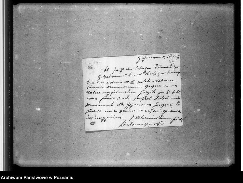 Obraz 17 z jednostki "Sprawy organizacyjne i personalne - członkowie zarządu, korespondencja"