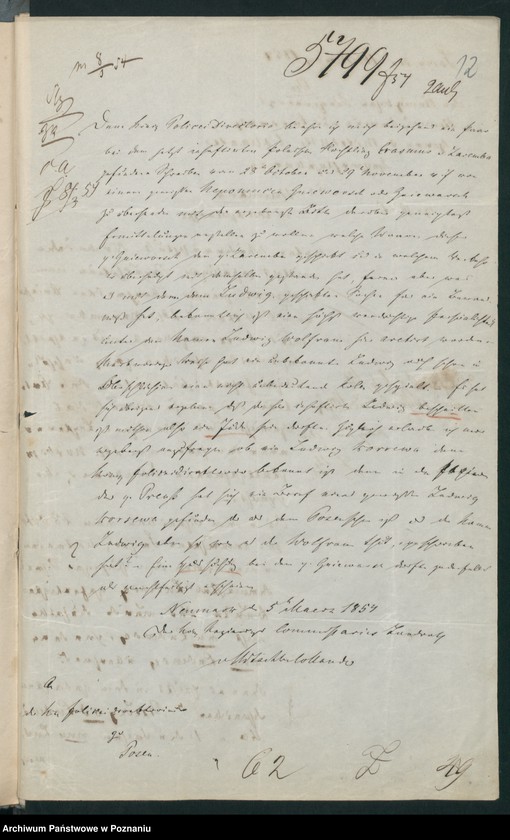 Obraz 17 z jednostki "A. betr. den polnischen Emigranten Erasmus von Zaremba"