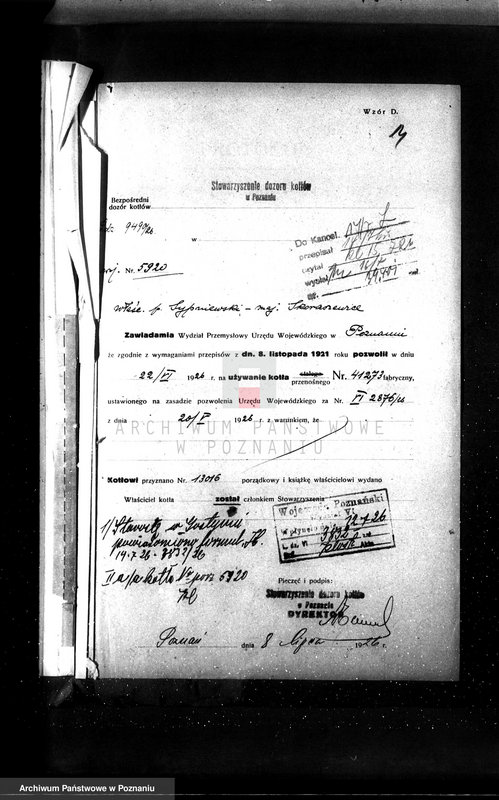 Obraz 18 z jednostki "Majętność Skoraszewice pow. gostyński, własność Sypniewskiego nr woj. kotła 5920"