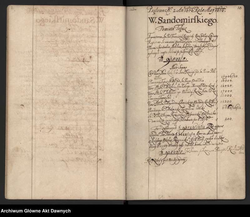 image.from.unit.number "Rozliczenie z pogłównego i szelężnego uchwalonych w 1676 r."