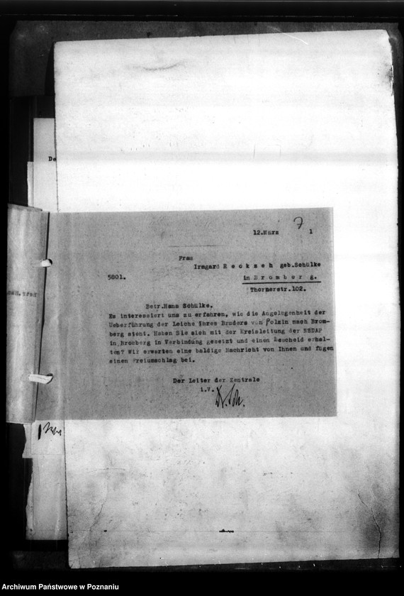 Obraz 12 z jednostki "Hans Schülke aus Odalshofen, Kreis Hohensalza (Inowrocław)"