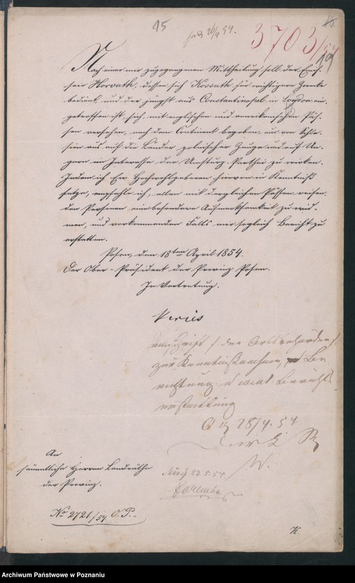 Obraz 18 z jednostki "Lose Papiere betreffend die revolutionäre Bewegung der Polen."