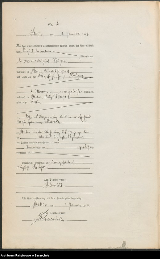 image.from.unit.number "Sterbe-Register (Neben-Register) Band I"