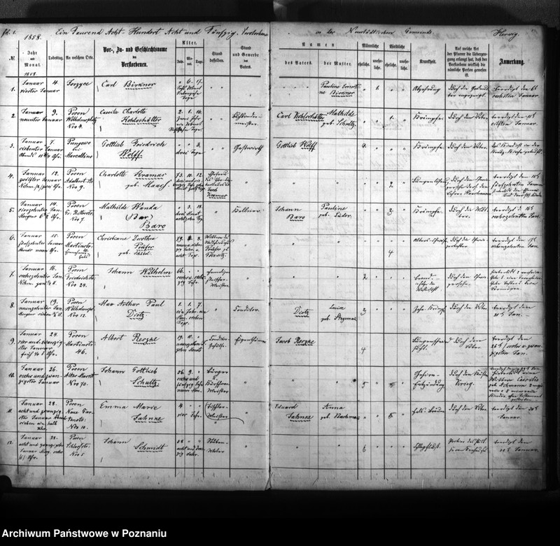 Obraz 4 z jednostki "Verstorbenenbuch"