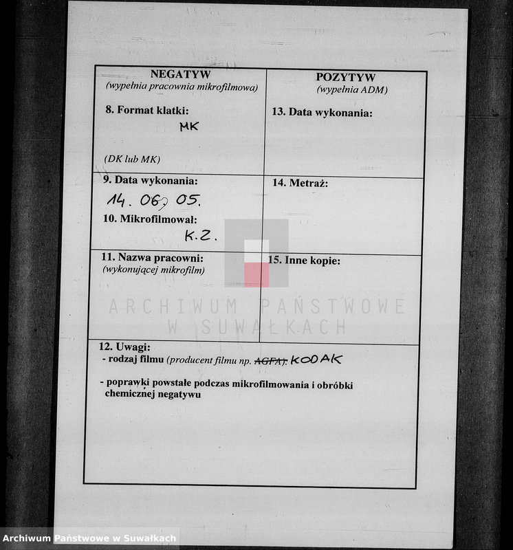 image.from.unit.number "[Duplikat akt urodzeń wyznania rzymskokatolickiego parafii w Suwałkach]"