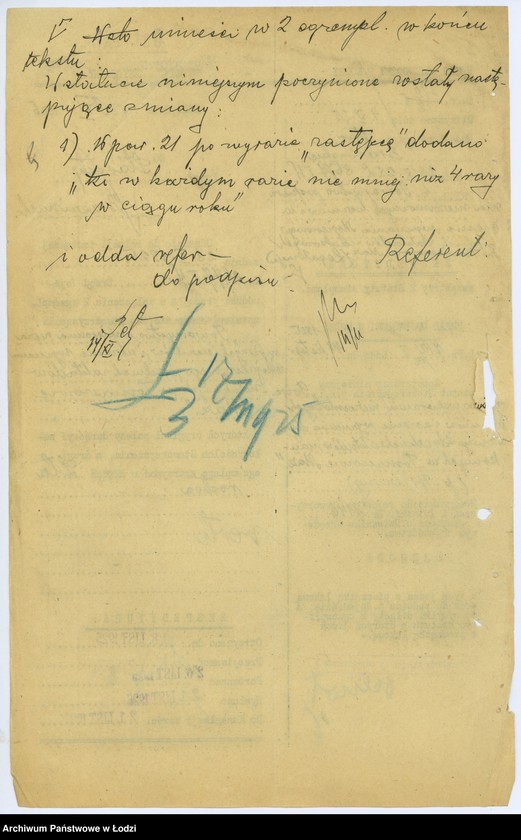 Obraz 8 z jednostki "T-wo Wspierania Niezamożnych uczniów i uczennic wyznania mojżeszowego średnich zakładów naukowych w Tomaszowie Maz."