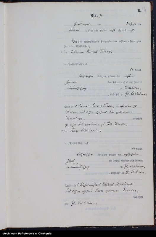 image.from.unit.number "Heiraths-Neben-Register Nr 1 - 51"