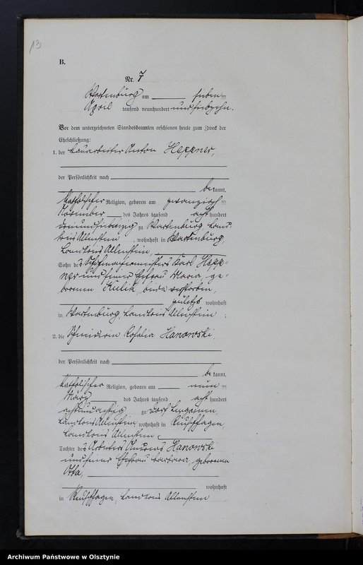 image.from.unit.number "Heirats-Haupt-Register Nr 1 - 24, 1-37"