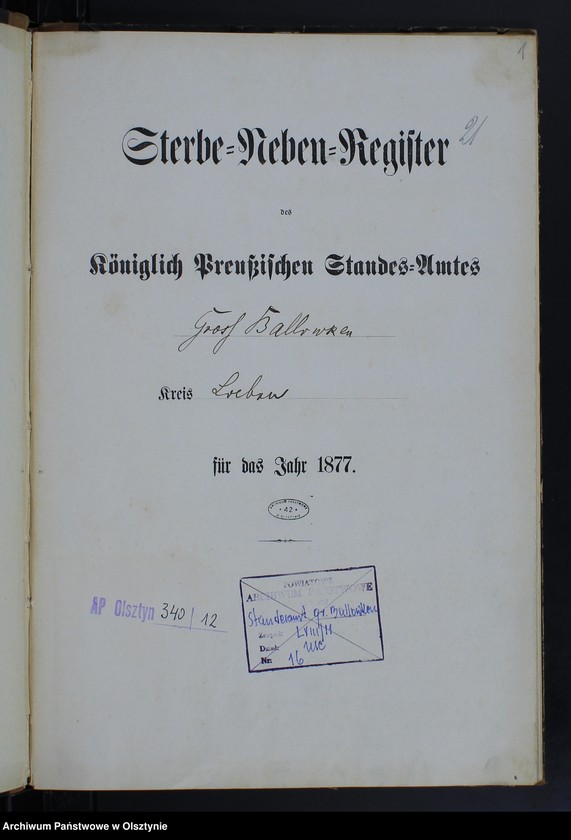 image.from.unit.number "Sterbe-Neben-Register Nr 1 - 47"