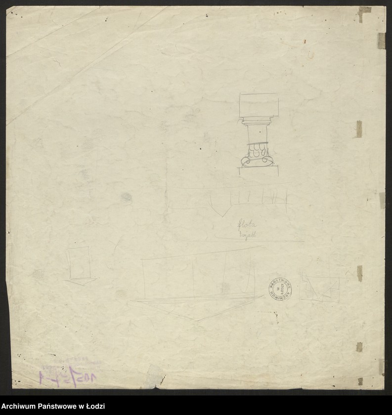 Obraz 2 z jednostki "Zmniejszenia fotograficzne planu miasta Łodzi i okolic 1:5000. Sekcja V D"